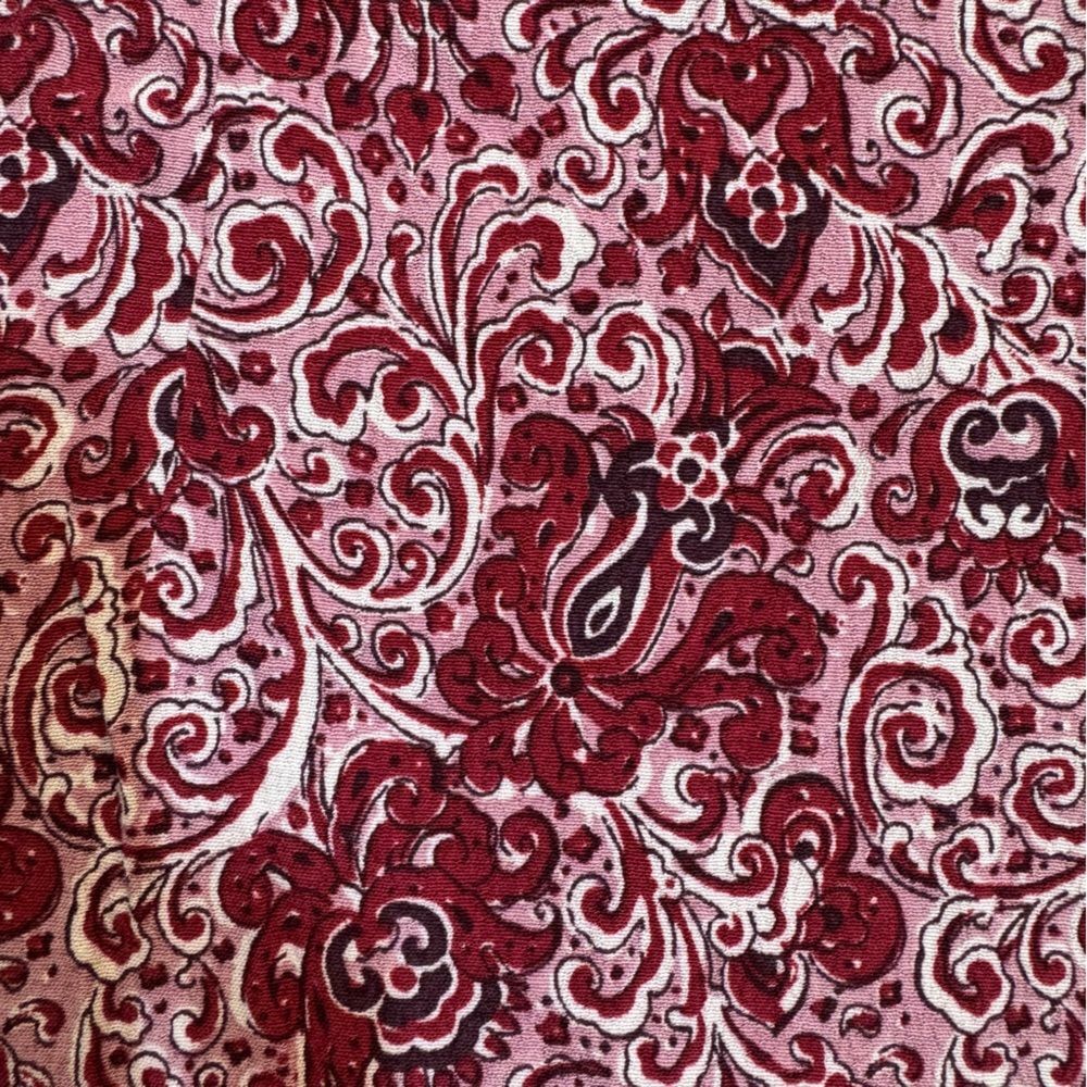 Boden Empire Waist Long Sleeve Boho Top - Red Botanic - Size XL (16-18 / UK 20) - Picture 8 of 13